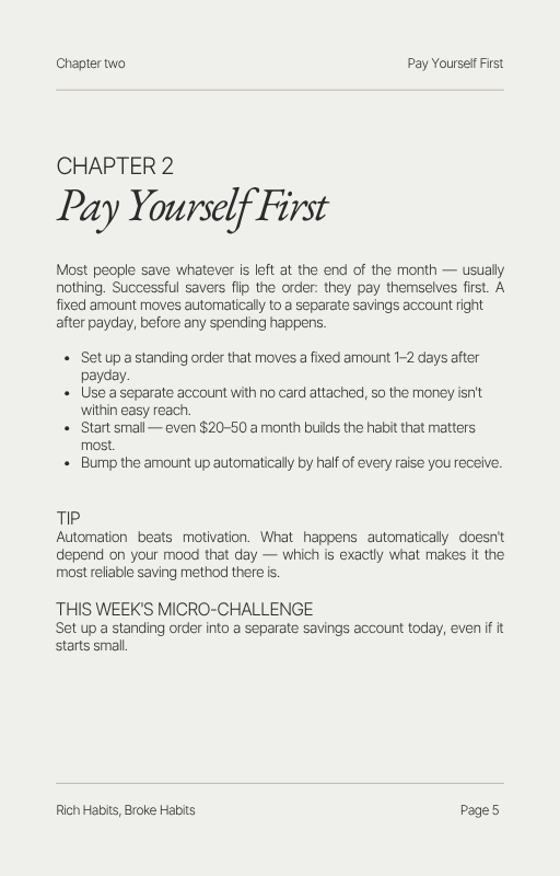 Rich Habits, Broke Habits-The small daily choices that build
(or break) your bank account(Guidei)